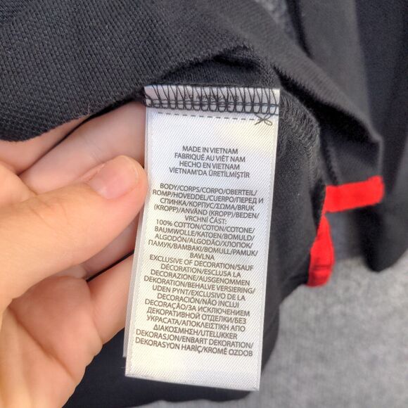 Polo Ralph Lauren Men's Classic Fit Triple Pony Polo Shirt XL Long Sleeve Black - Picture 10 of 13